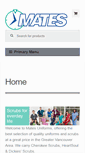 Mobile Screenshot of matesuniforms.ca
